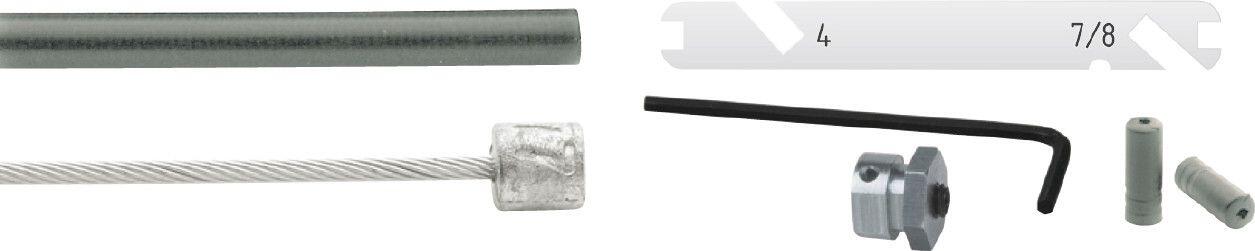 Elvedes Transmission Cable for Shimano Nexus 4/7/8 S Silver 2/3