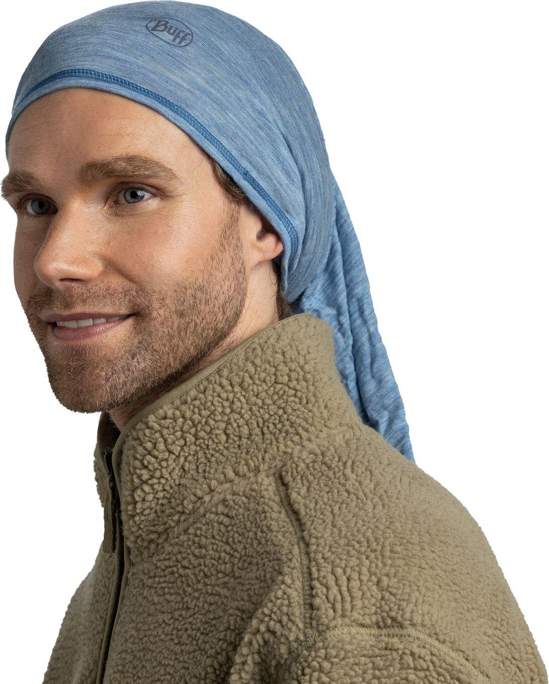 Chusta wielofunkcyjna Buff Lightweight Merino Wool - solid lake blue 4/6