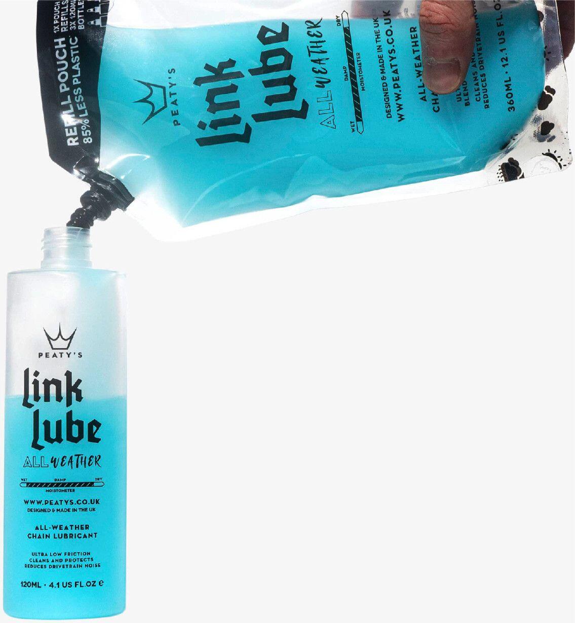 Recambio de lubricante Peaty's Link Lube para todo tipo de condiciones, 360 ml 2/2