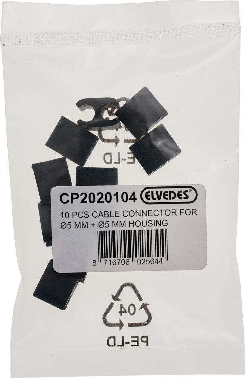 Elvedes Clips de Câble Duo Noir 5 + 5mm (P 10) 2/2