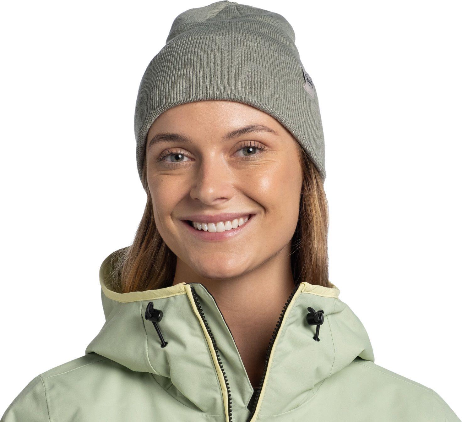 Bonnet Buff Knitted Vert 4/7