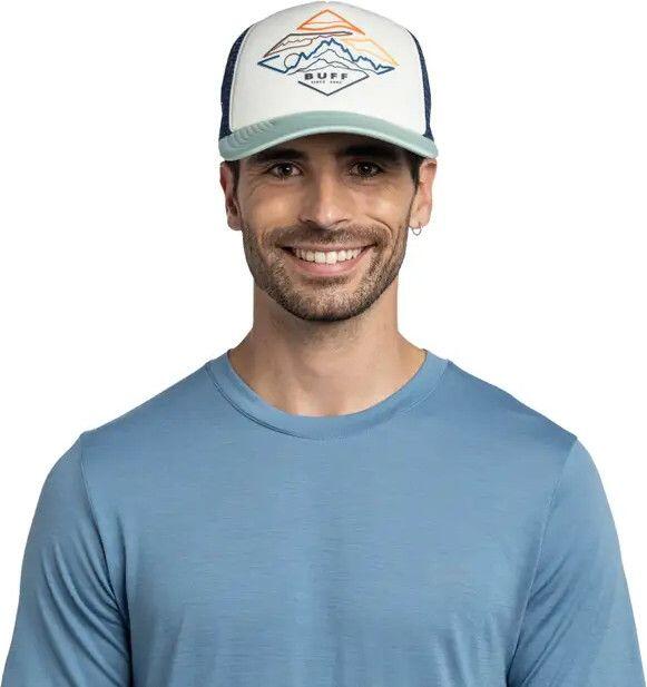 Casquette Buff Trucker Blanc Vert 3/7