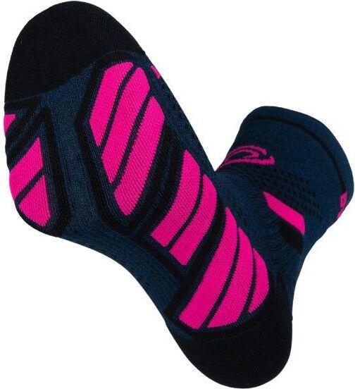 BV Sport Trail Ultra Mid Socks Blue/Pink 3/4