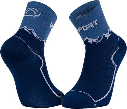 BV Sport Double GR Mid Socken Schwarz