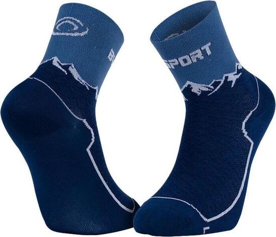 BV Sport Double GR Mid Socken Schwarz