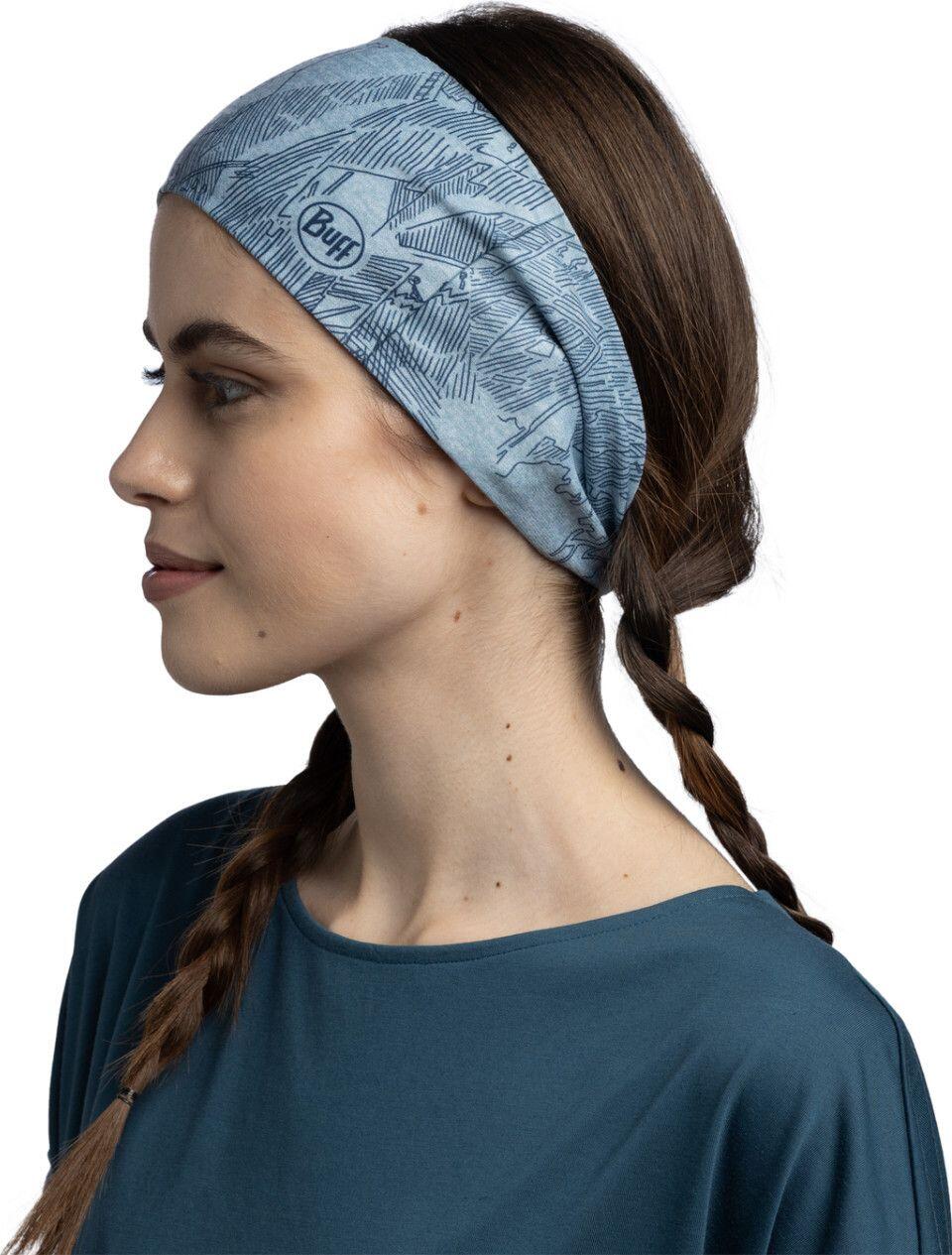 Bandeau Unisex Buff Coolnet UV Wide Blue 3/6