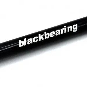 Black Bearing Rear Axle 12 mm - 159 - M12x1 - 16 mm