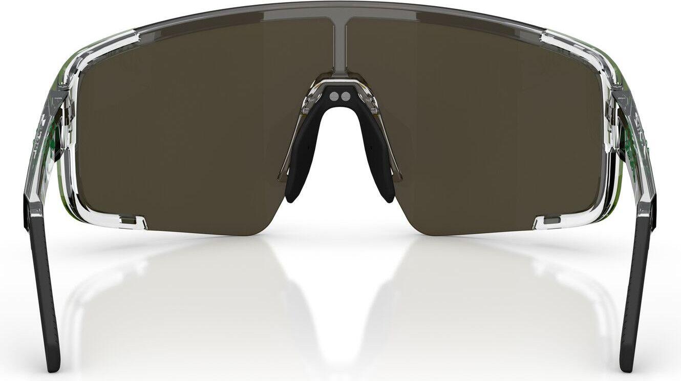 Unisex-Brille Bliz P003 L Transparent White/Green 5/6