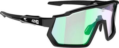 Azr kromic pro race rx goggles black / iridescent green photochromic lens