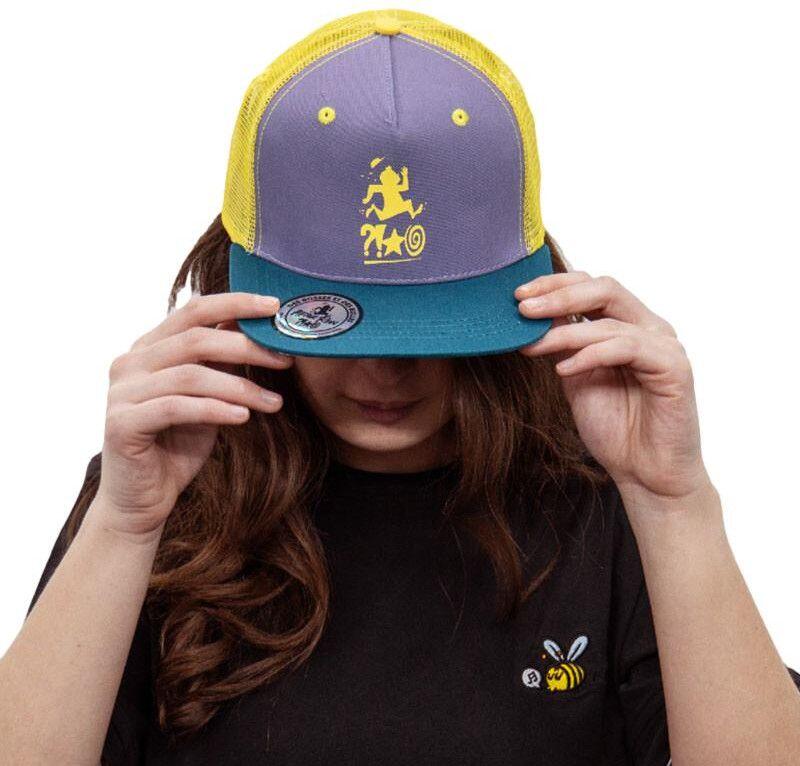 BV SPORT Trucker ''DBDB'' Cap viola 1/2