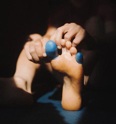 Sidas Blue Gel Toe Caps 5/5