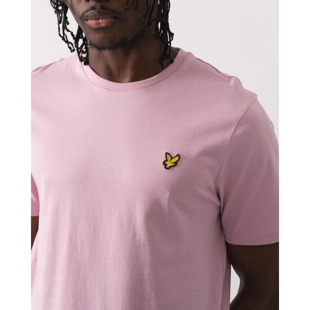 Men's T-shirt Lyle & Scott Plain Pink 3/5