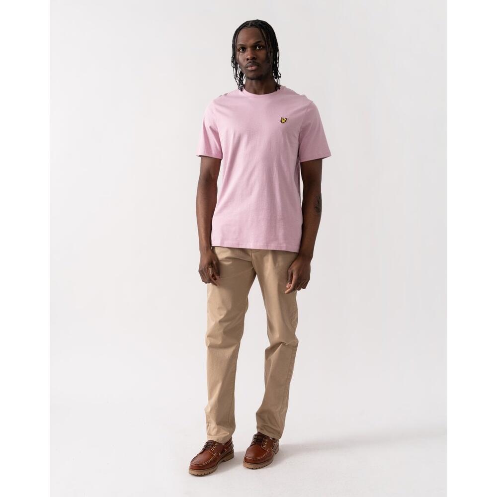 Men's T-shirt Lyle & Scott Plain Pink 5/5