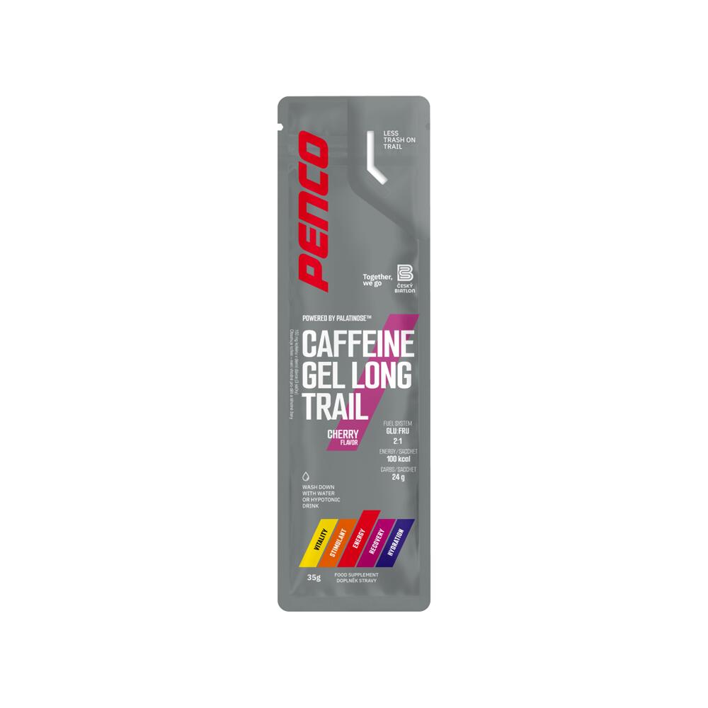 PENCO Kofeinový gel CAFFEINE GEL LONG TRAIL 35g Třešeň