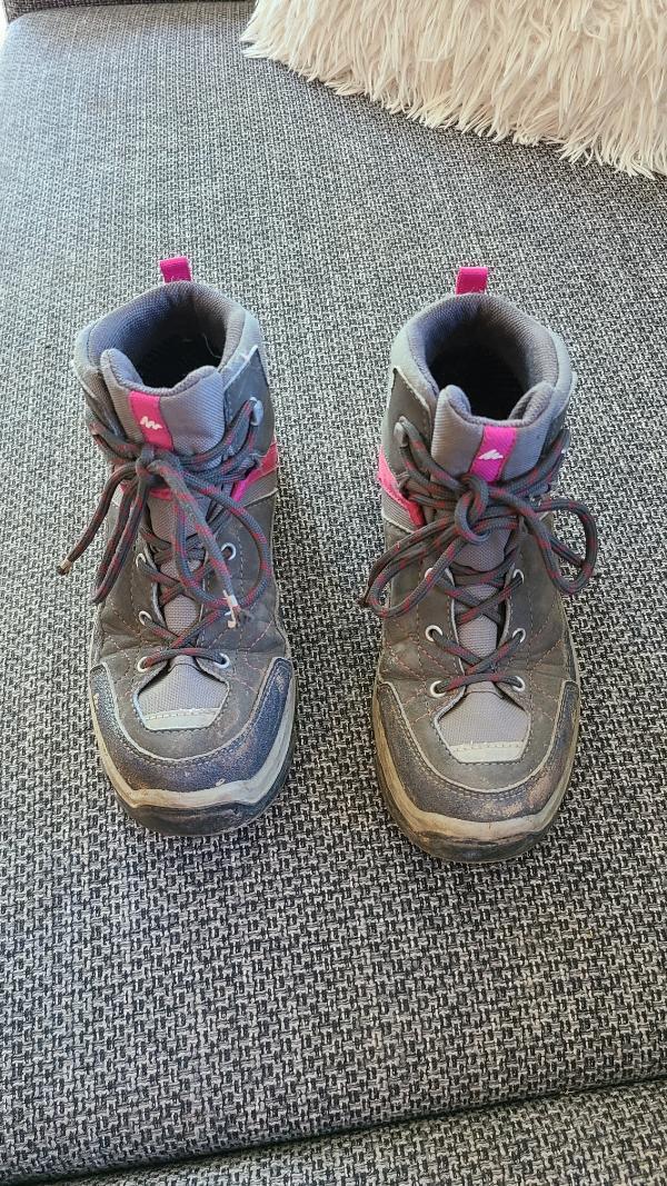 Entre Particuliers - Bottines de marche decathlon gris rose T35 7/7