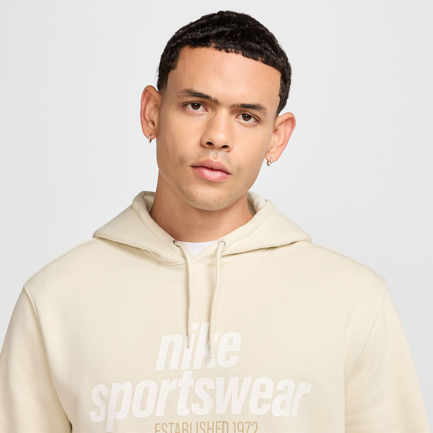 Sudaderas jerseys polares para Hombre Nike Club  Beige 5/7