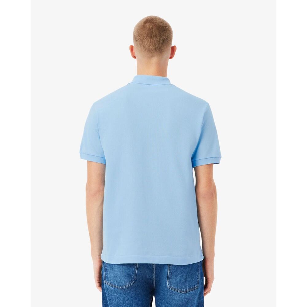 Lacoste Modelo L1212 Short Sleeved Ribbed Collar S Cor Azul 2/6