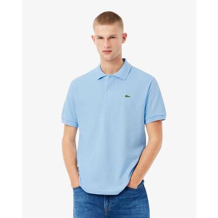 Lacoste Modèle L1212 Short Sleeved Ribbed Collar S Couleur Noir