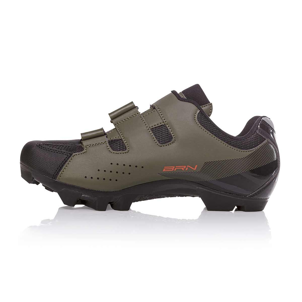 Scarpe BRN 3 Strappi MTB verdi 3/3