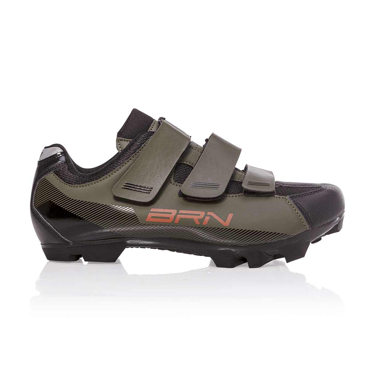 MTB Schoenen BRN met 3 Klittenbanden 2/3