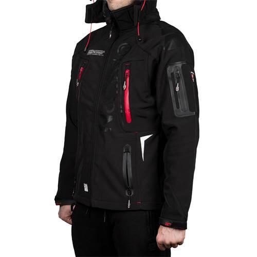 Veste Softshell TECHNO Homme (Noir / Orange) 5/5