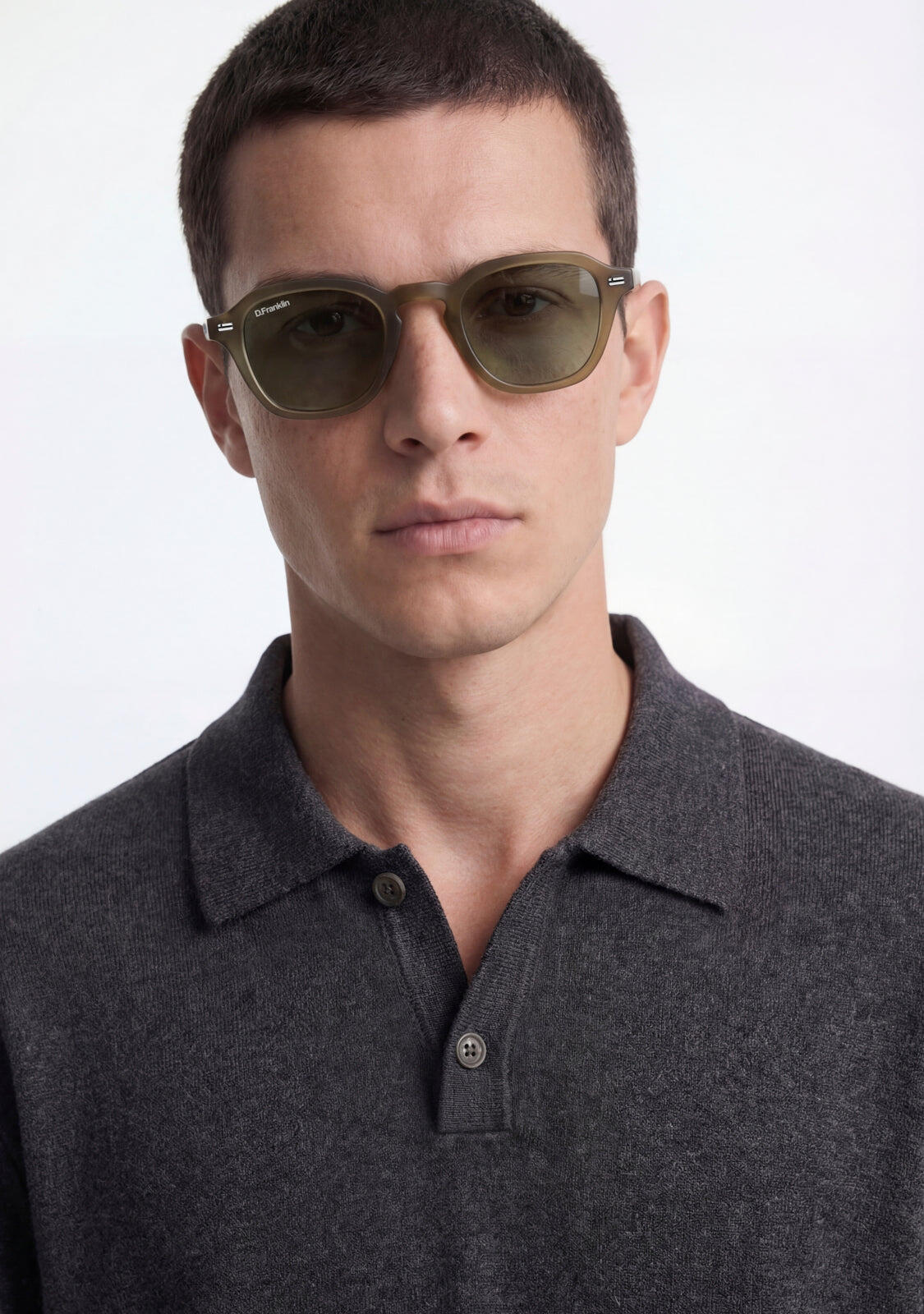 Gafas De Sol D. Franklin Ultra Light S Square Matte Green / Photochromic Green 4/5