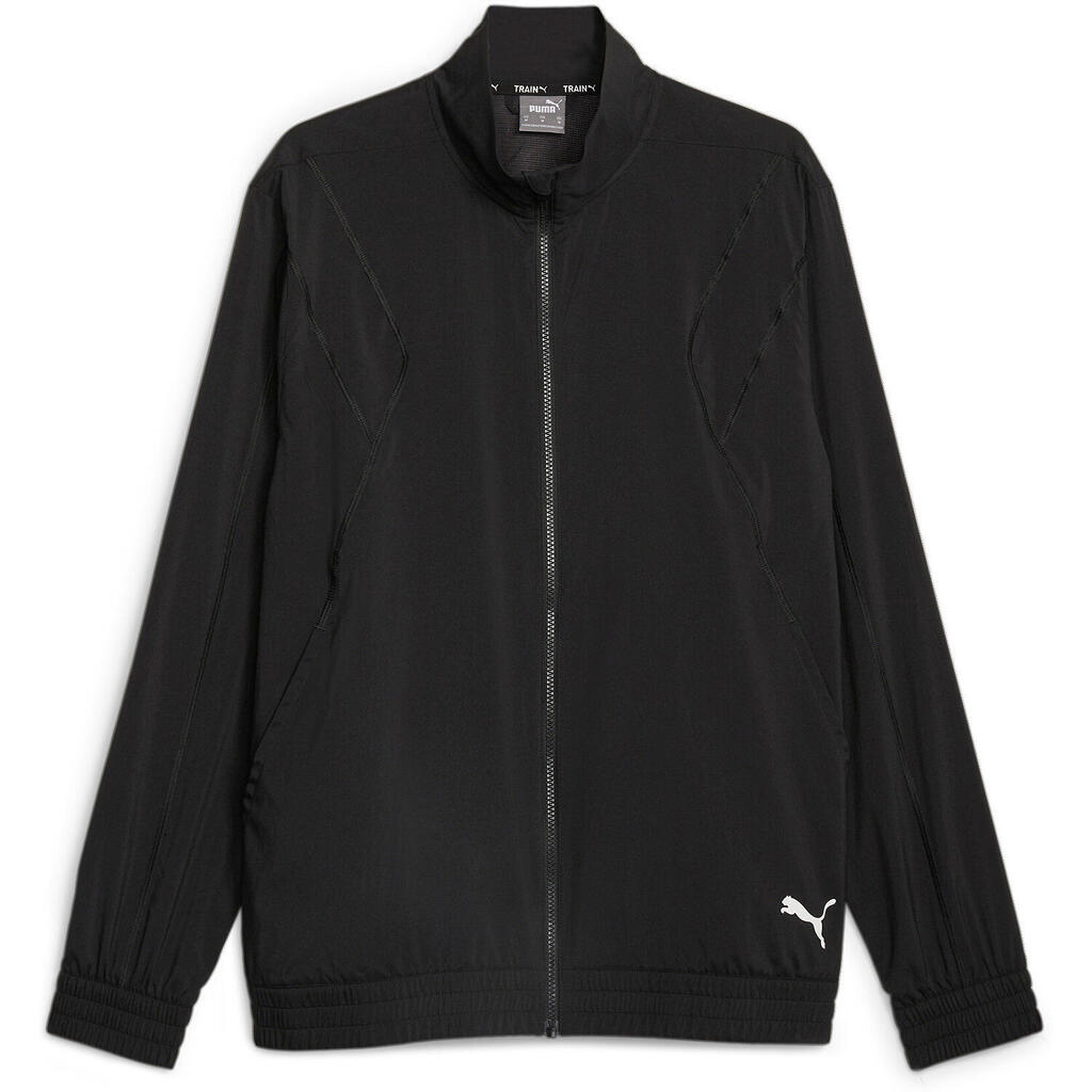 Jacket Puma Zip-up Tracksuit Jacket Fit Woven, Black, Men