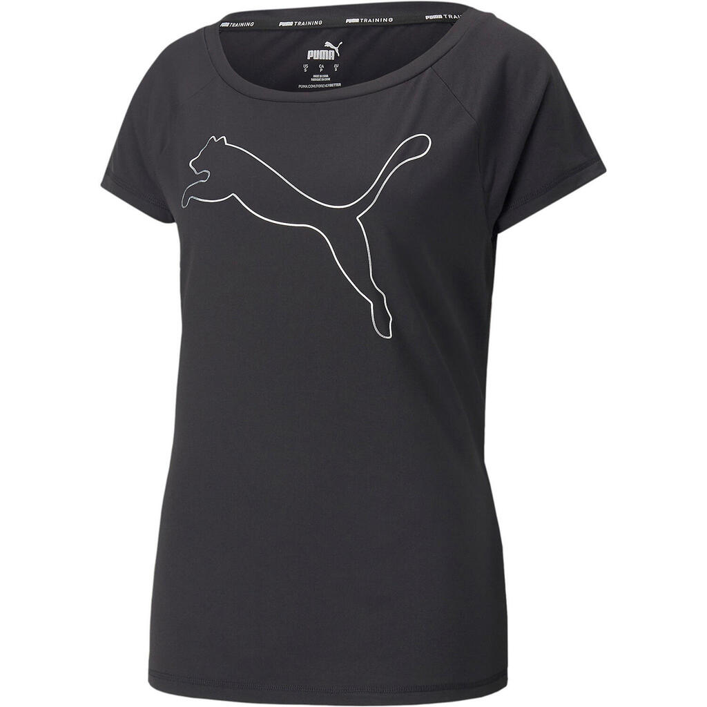 Puma Train Favorite Jersey Cat Tee T-Shirt Woman