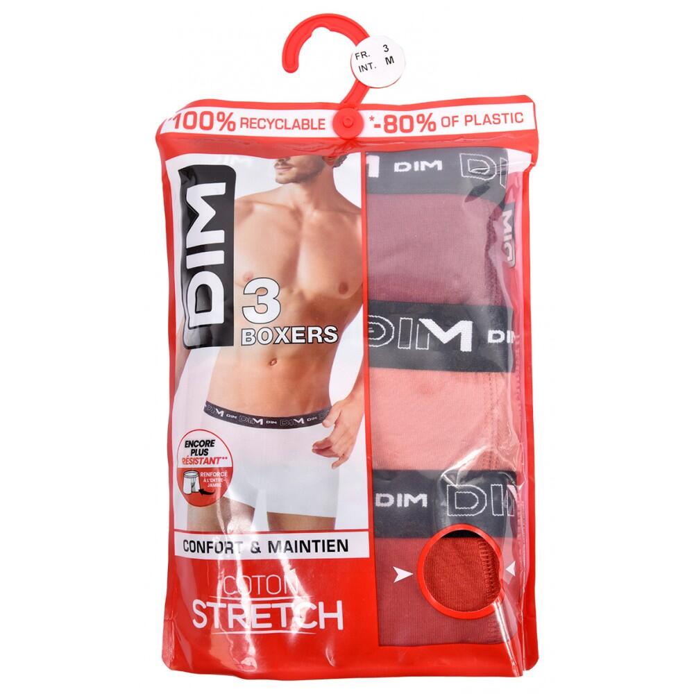 Cuecas Boxer DIM Pack de 3 3/6