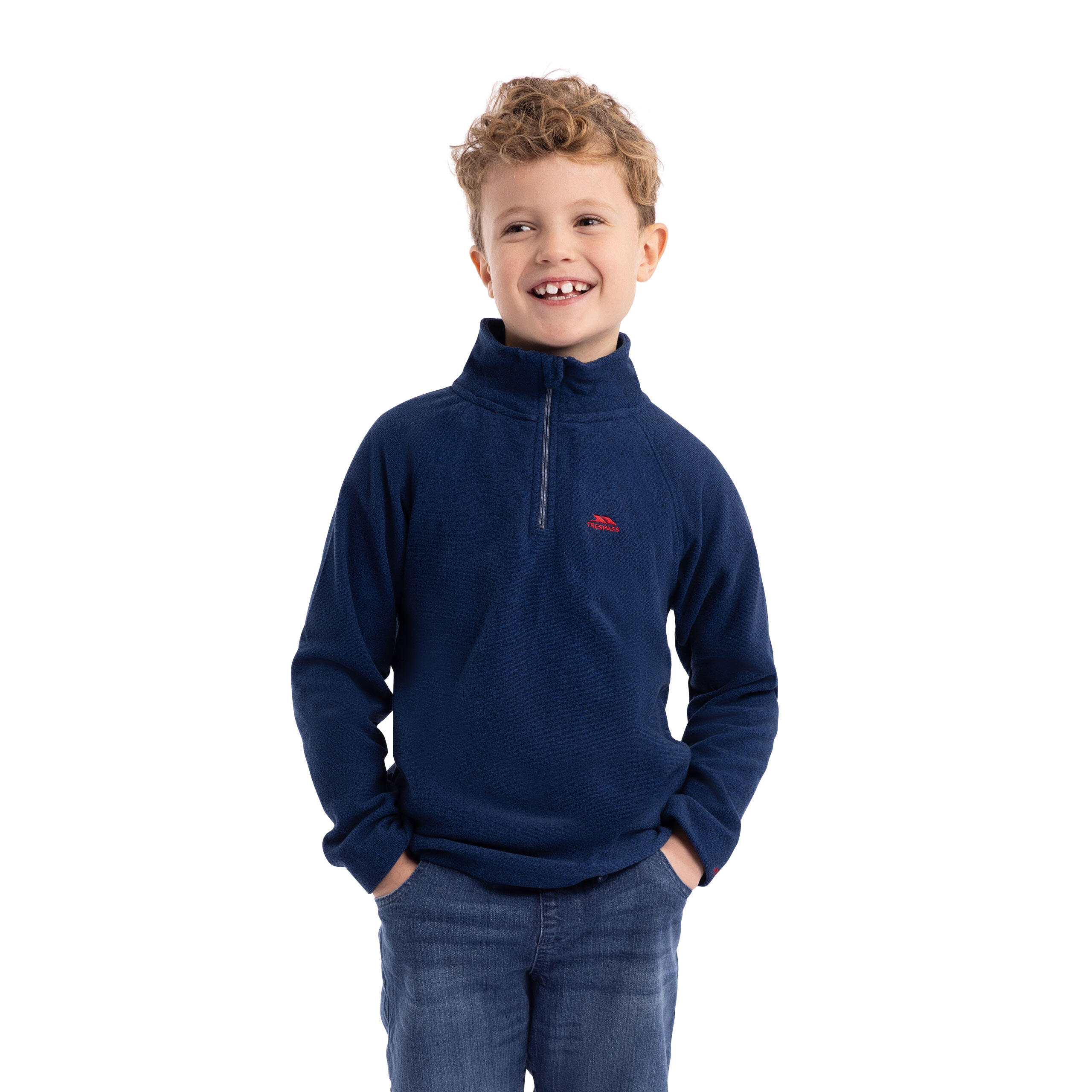 Trespass Keynote - Kids Fleece At100 Dark Navy 7/8 3/5