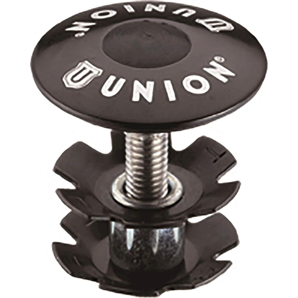 Union Ball Head Plug Cap Ahead 1 Inch Black