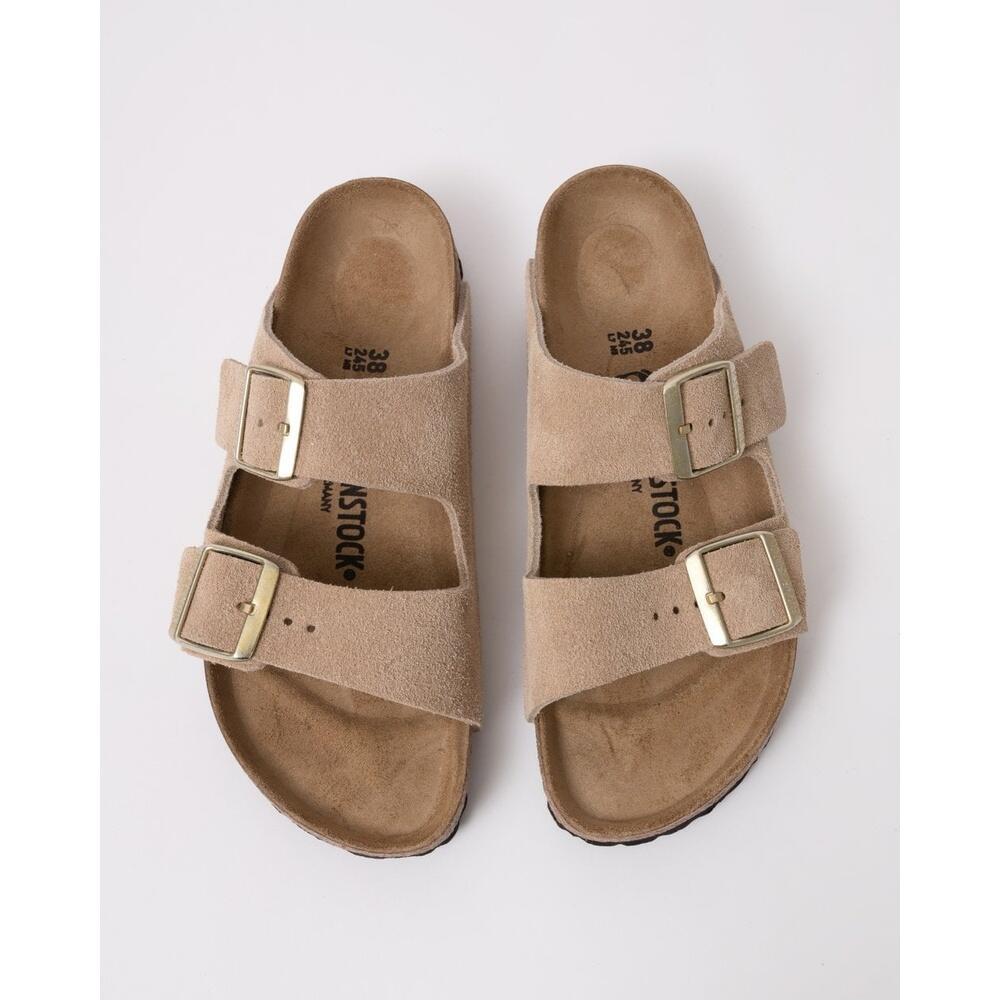 Sandalias Planas Mujer Birkenstock Arizona Leve Beige 2/7