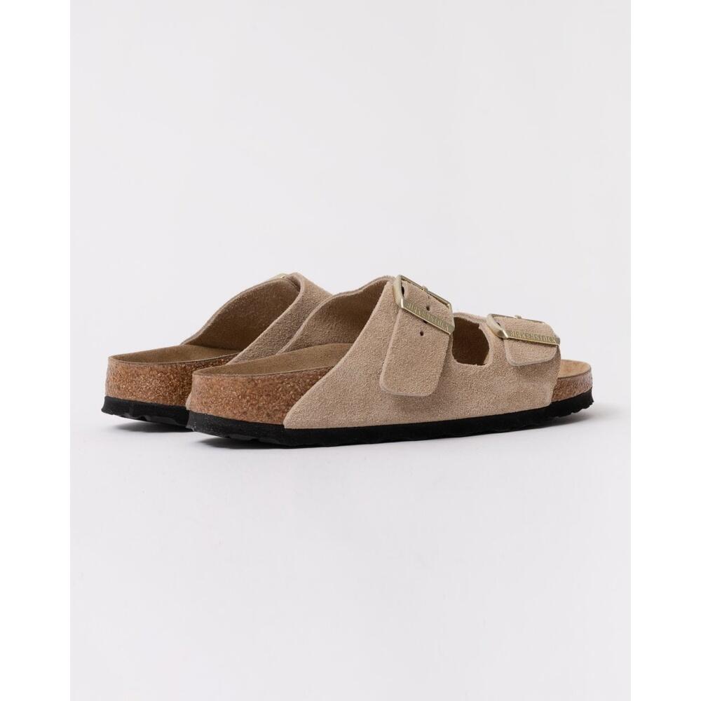 Sandalias Planas Mujer Birkenstock Arizona Leve Beige 5/7