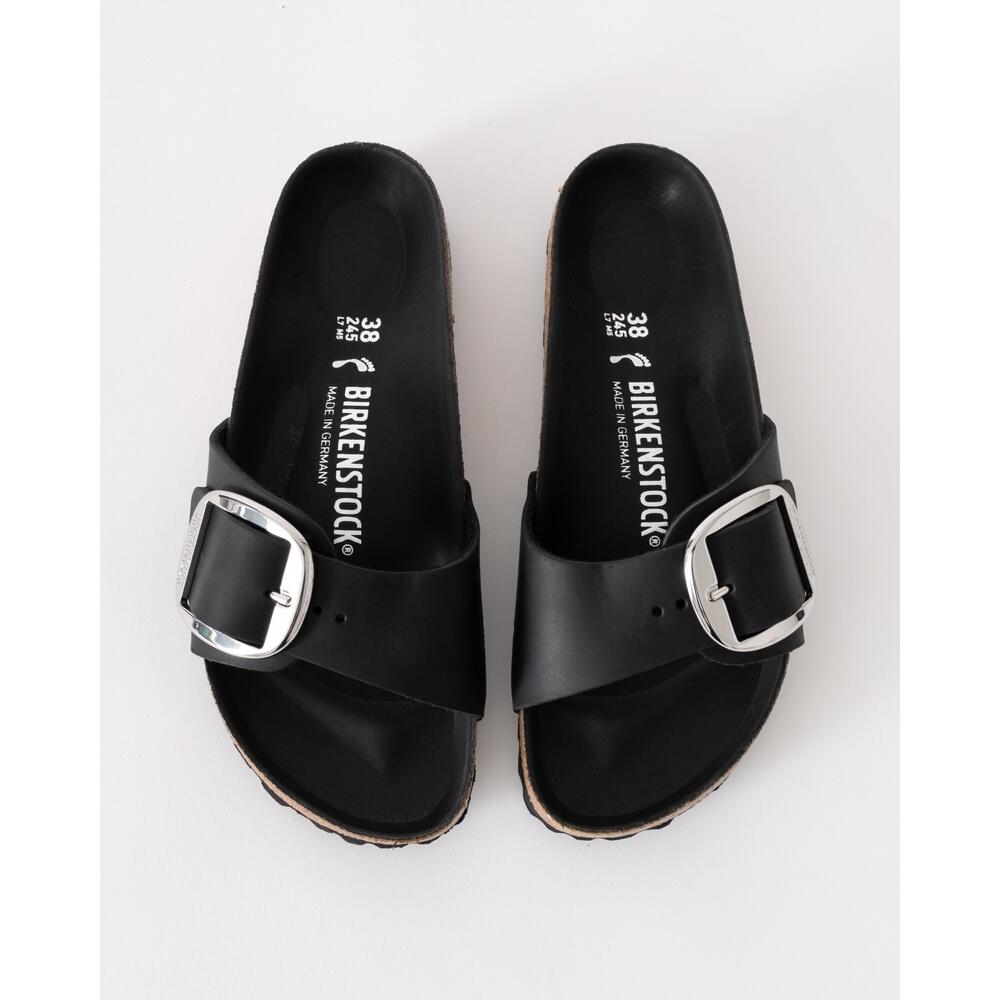 Ciabatta Donna MADRID BIG BUCKLE Nero 4/6