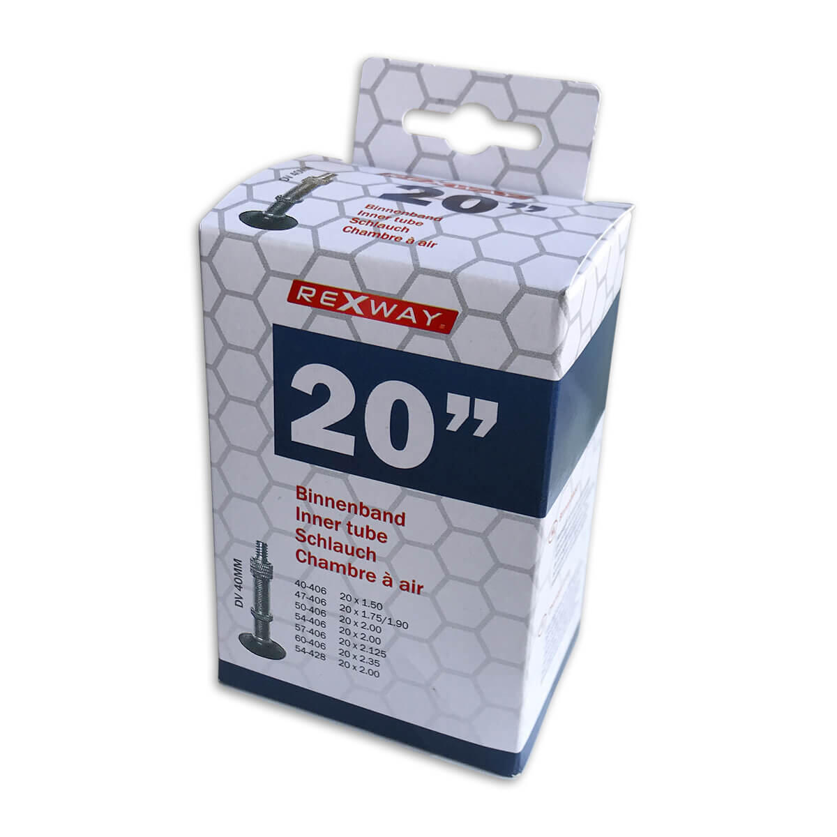 Dętka Rexway 20 cali zawór Dunlop 40 mm