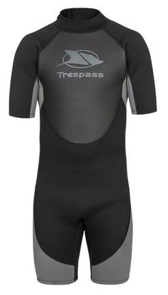 Trespass Claybourne - Combinaison courte 3 mm pour homme noir