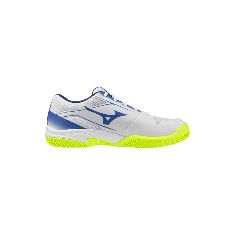 Mizuno Break Shot 5 Clay Court Blanco/azul/amarillo Flúor Unisex 61gc2525