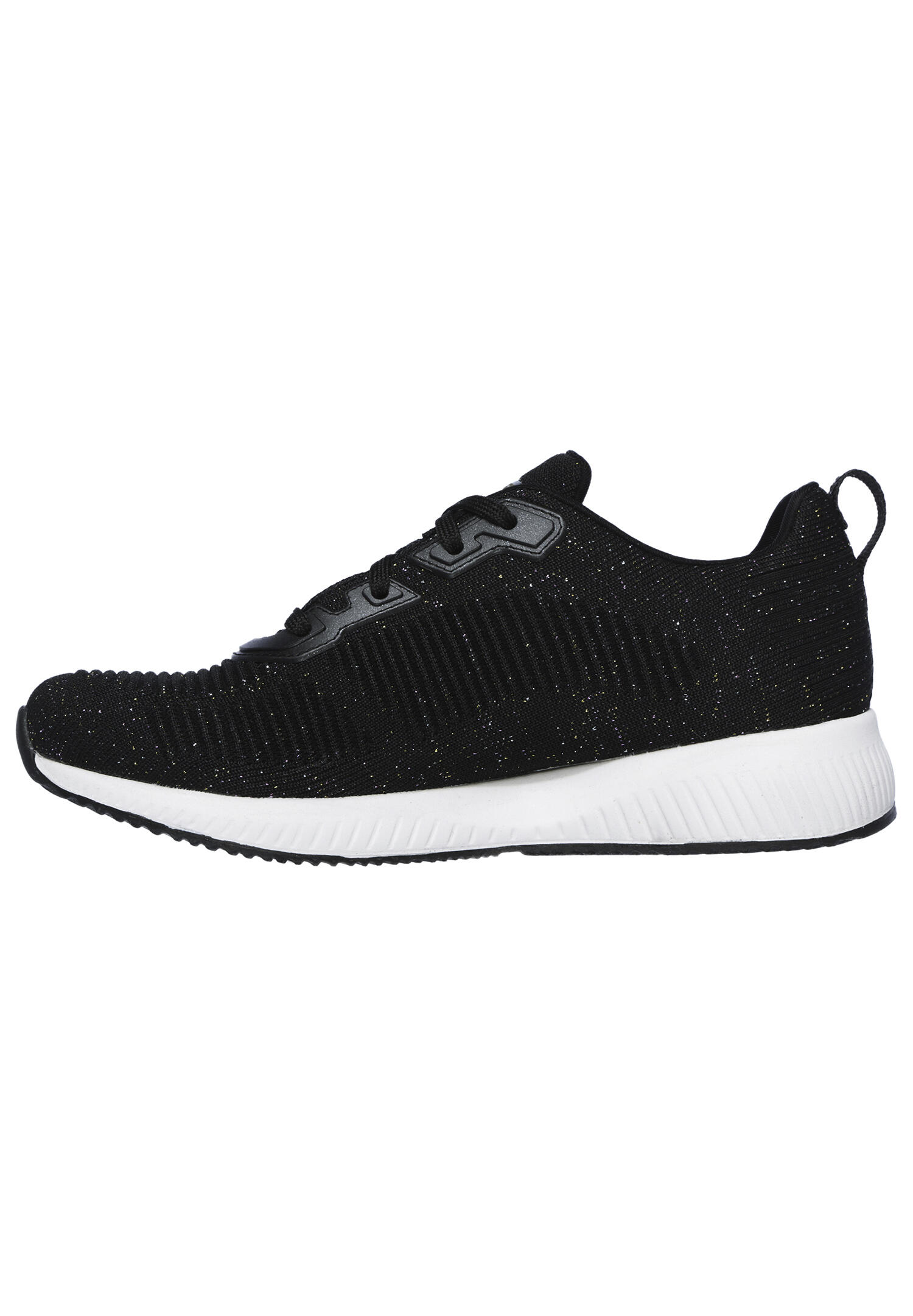 Skechers Bobs Squad - TOTAL GLAM Damen Sneaker Frauen Schuhe 32502 BKMT Schwarz 2/5