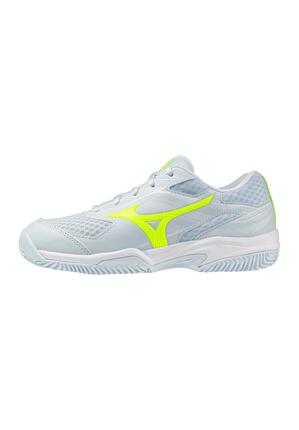 Zapatillas Mizuno Break Shot 5 Clay Azul Claro Blanco Fluor Mujer