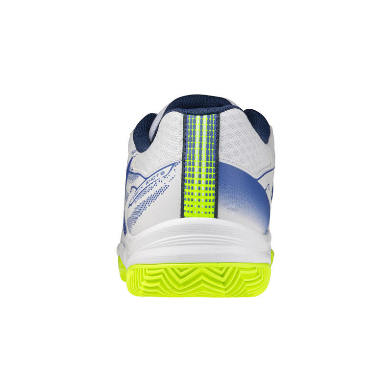 Mizuno Break Shot 5 Clay Court Blanco/azul/amarillo Flúor Unisex 61gc2525