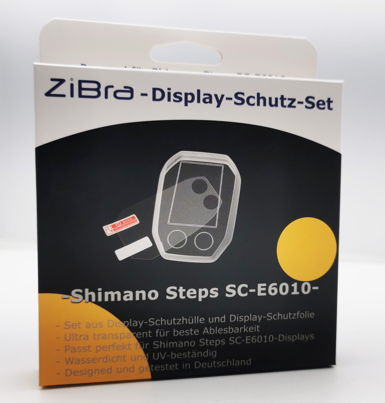 Zibra Cover Display per Shimano Steps SC-E6010, Trasparente. 2/2