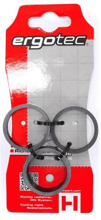 Conjunto de Espaciadores Ergotec 1-1/8" (Ø28.6mm) 3 piezas 2/3