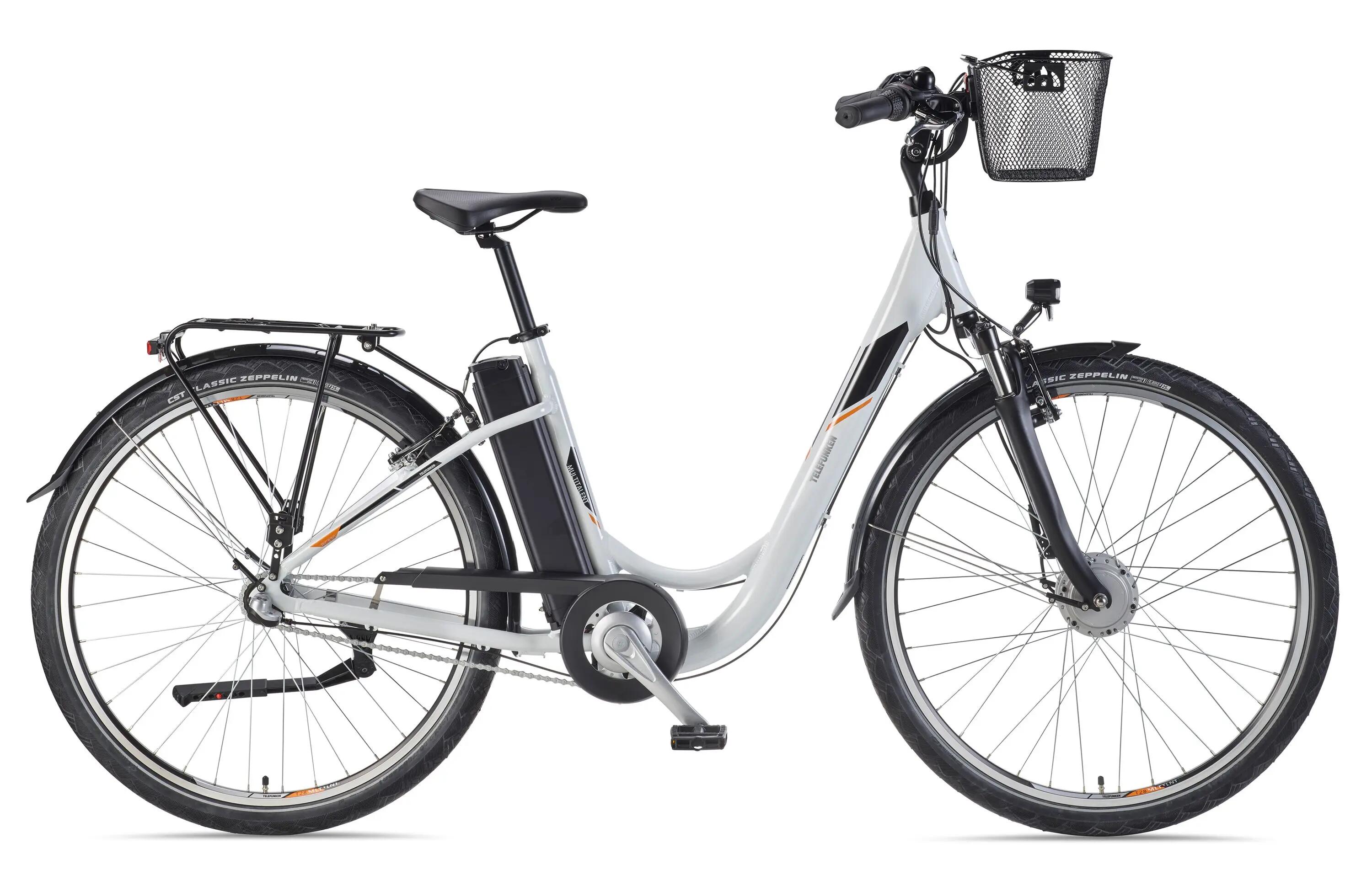 E-Bike RC830 28 Zoll 3-Gang Pedelec City Elektrofahrrad Herren Damen weiß 2/7