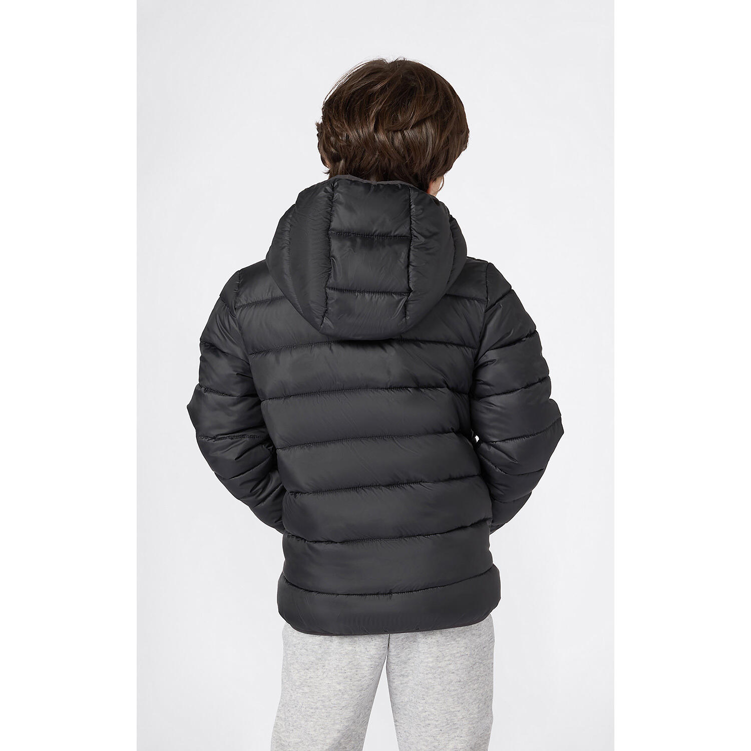 Chaqueta para Niño Champion Puffer hooded  Negro 3/4