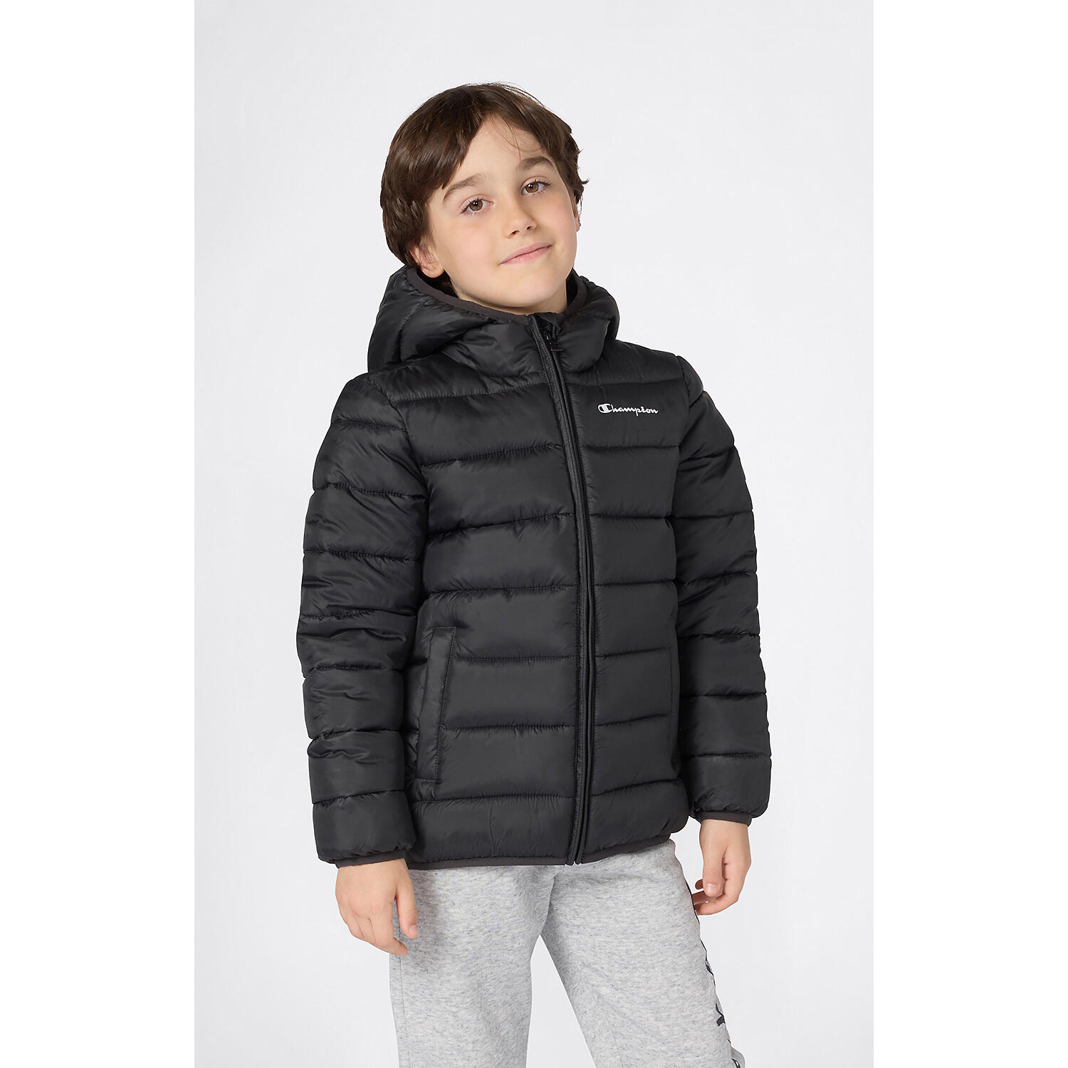 Chaqueta para Niño Champion Puffer hooded  Negro 2/4