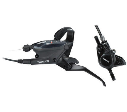 Hydraulisches Bremsset 3-Gang Shimano ST-EF505 MT200 - Schwarz