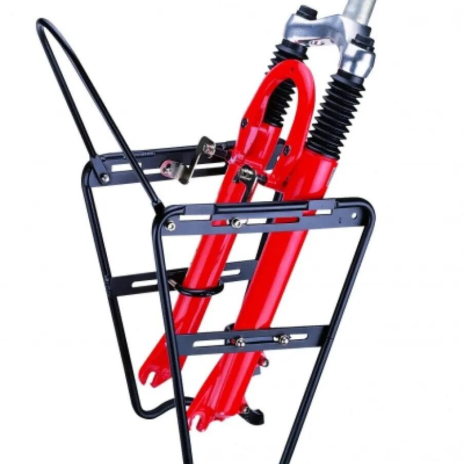 Massload Lowrider front rack, aluminium, matt black