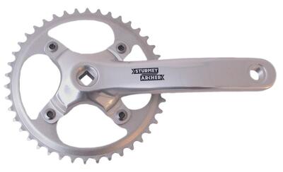 Sunrace fcs-72 crankstel 42 tanden 170 mm voor stadsfietsen