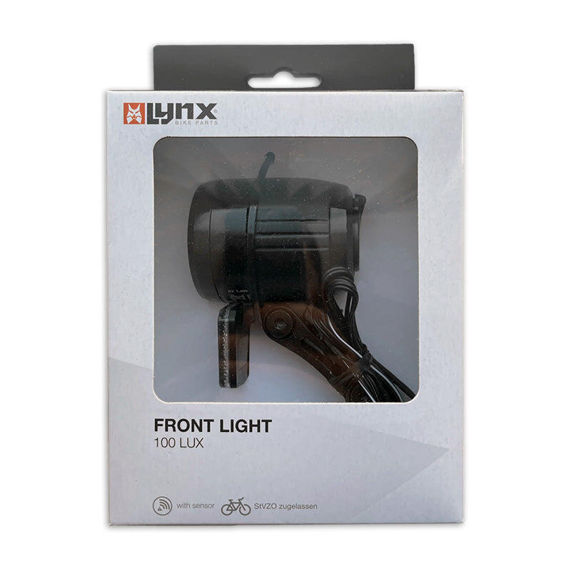 Lynx Dynamo Max+ Sensor 100 Lux Headlight for Bicycles