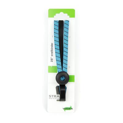 Qibbel widek triobinder oog met haak 3x12mm zwart en babyblauw